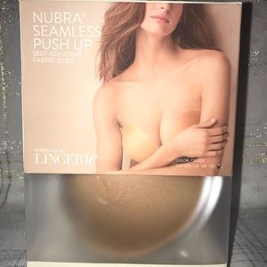 NuBra Seamless Push Up self adhesive fabric cups